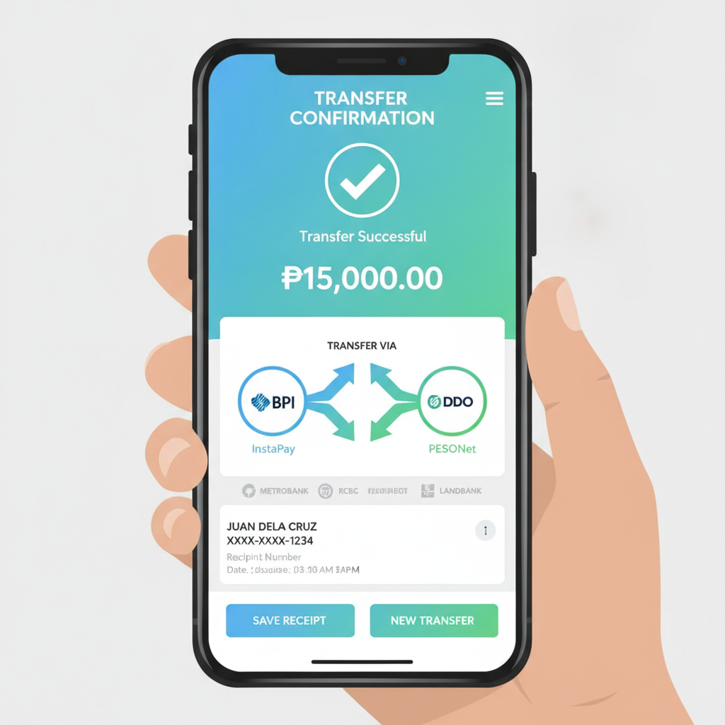 Illustration: Royale Fortress Bank Transfer Withdrawal: InstaPay vs PESONet Cashout Options